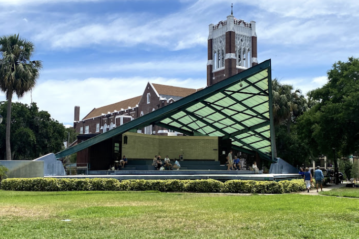 View of Williams Park in St. Petersburg, FL